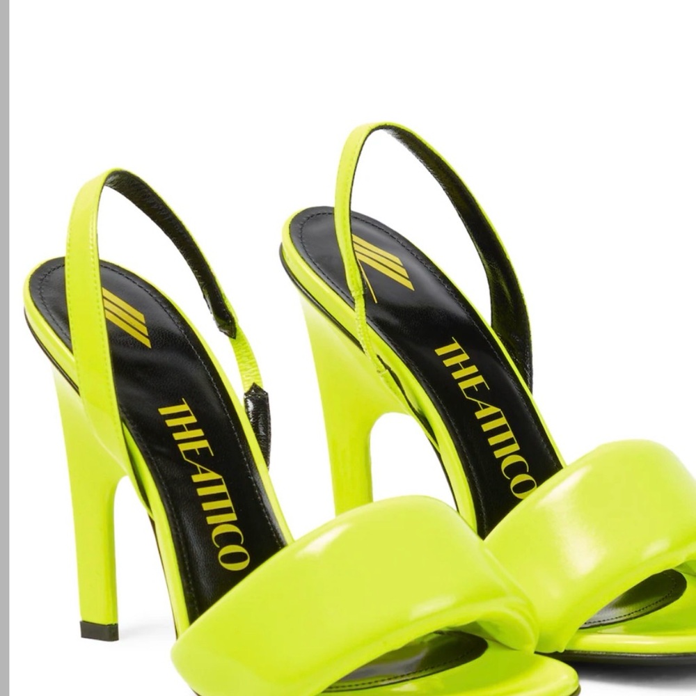 The Attico Bright Yellow Women's Heels